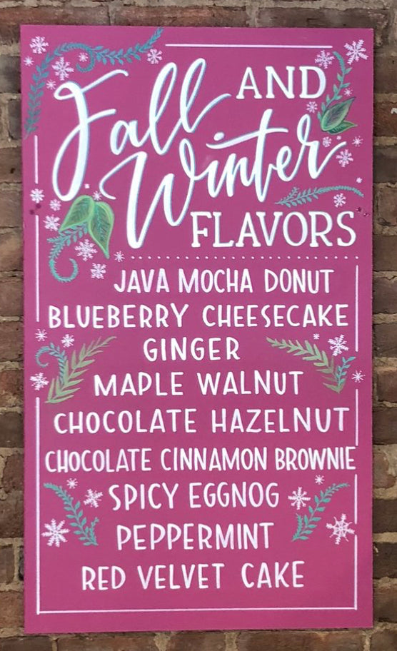 Fall & Winter Pint Flavors