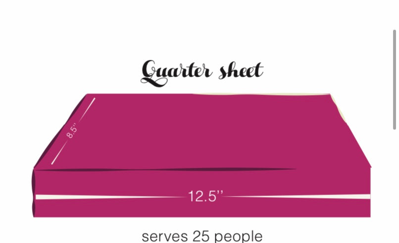 1/4 Sheet Ice Cream Cakes