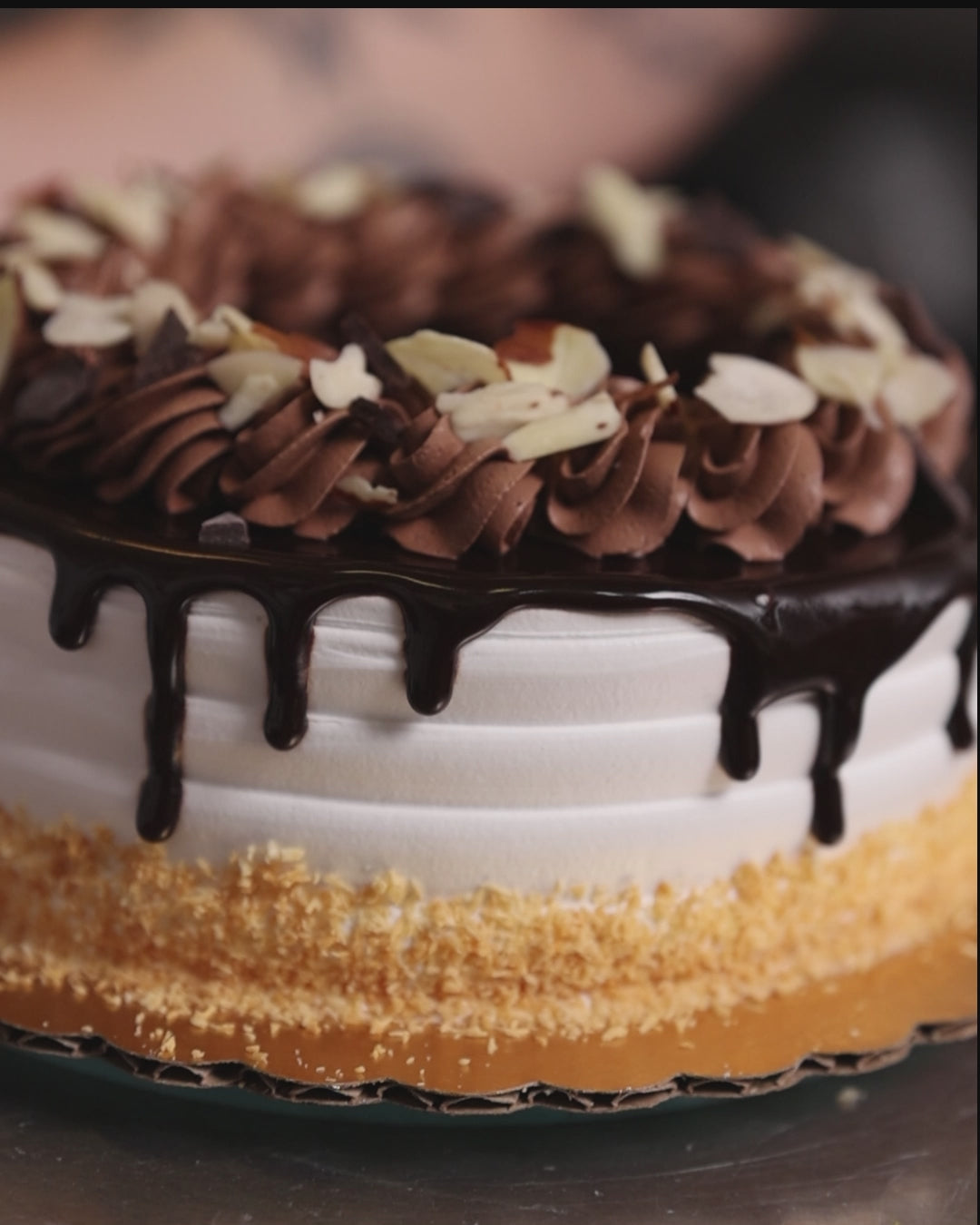 Load video: Small Nutty Coconut Cake